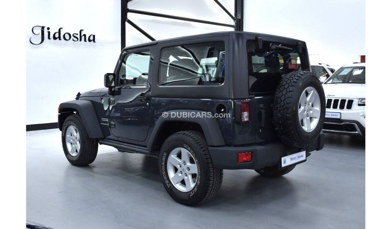 Jeep Wrangler EXCELLENT DEAL for our JEEP Wrangler SPORT ( 2017 Model! ) in Pastel Gray Color! GCC Specs