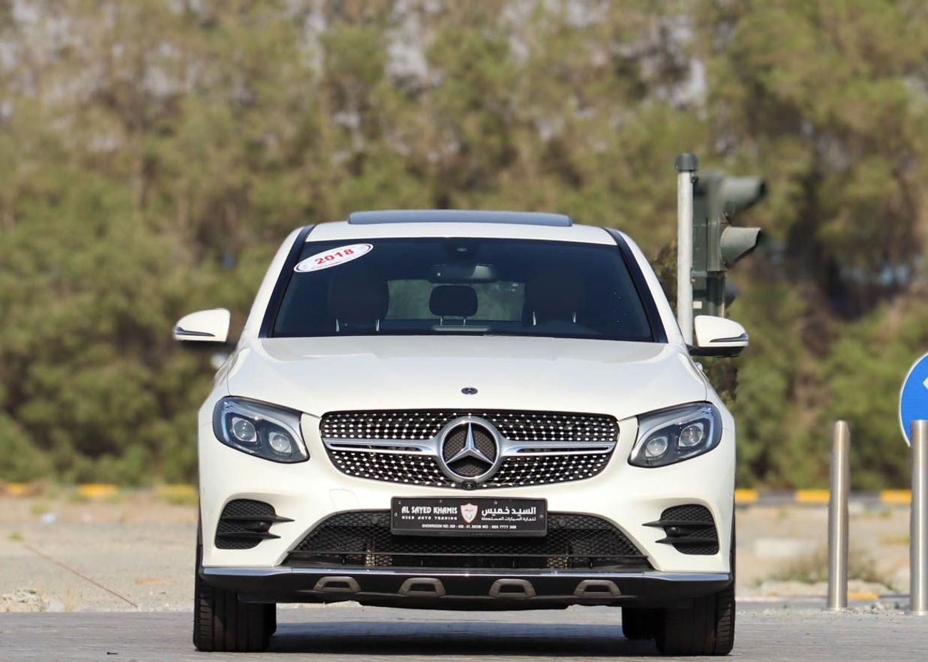 Mercedes-Benz GLC 250 4MATIC 2.0L Mercedes GLC 250, 2018 4MATIC, GCC original paint accident-free, in excellent condition