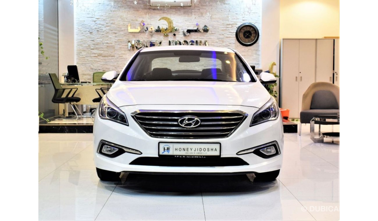 هيونداي سوناتا AMAZING Hyundai Sonata 2015 Model!! in White Color! GCC Specs