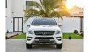 Mercedes-Benz ML 500 AMG - FREE 2 Years Warranty - AED 2,428 per month - 0% Downpayment