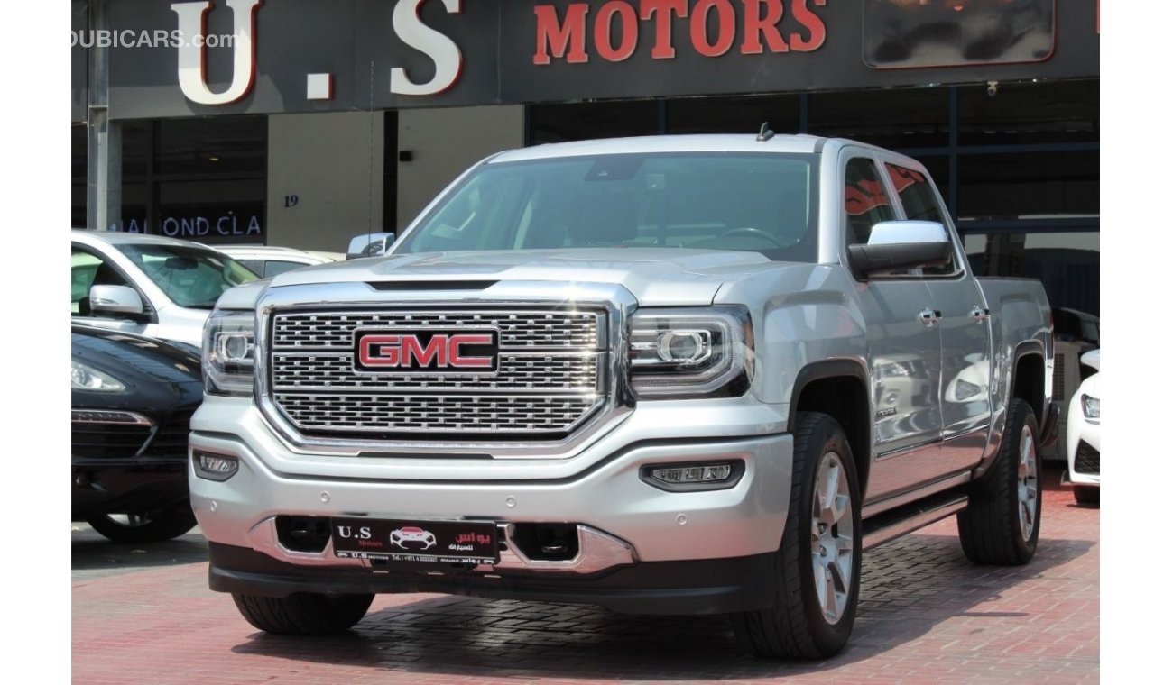 GMC Sierra DENALI 2018 GCC SINGLE OWNER WITH AGENCY PACKAGE IN MINT CONDITION