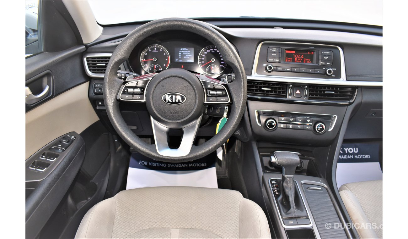 Kia Optima AED 1175 PM | 0% DP | LX 2.4L GCC DEALER WARRANTY