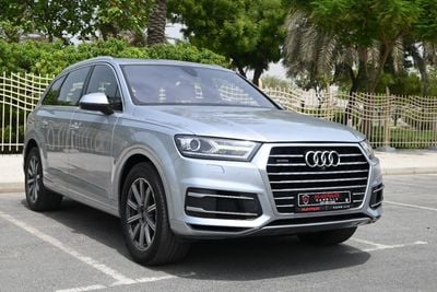 Audi Q7 45 TFSI quattro S-Line 3.0L EMI 1360 AED - AGENCY MAINTAINED - AUDI Q7 45 TFSI QUATTRO 2018 - GCC SP