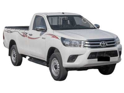 Toyota Hilux GLX 2 Doors ECTCGA003 – 2026 Toyota Hilux Single Cab Pick Up – 2.7L Petrol Manual 4wd - White with Red  Interior