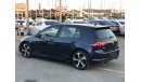 Volkswagen Golf Golf GTi model 2014 GCC car prefect condition full option panoramic roof leather seats back camera b