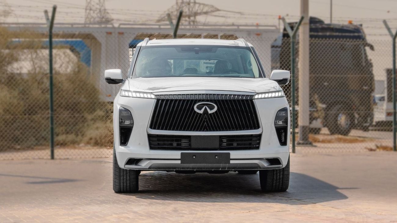 إنفينيتي QX80 2026 Infiniti QX80 Sensory 3.5L AT Petrol (White-Tan)