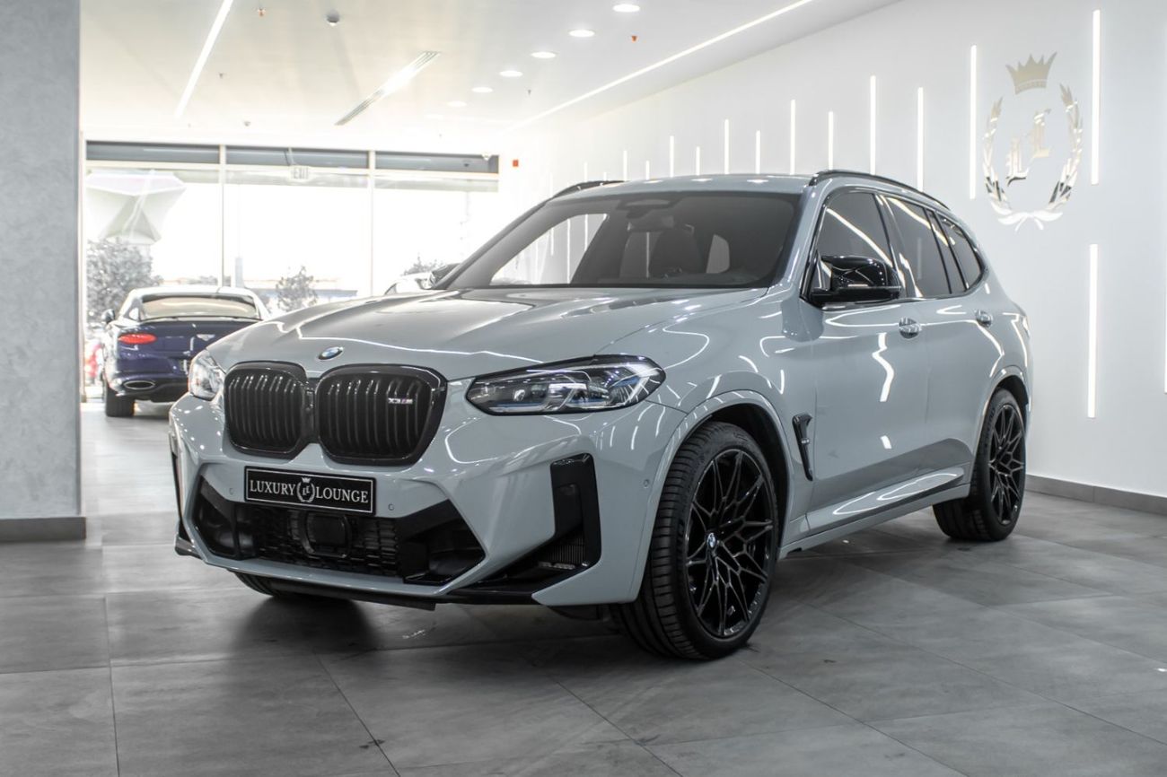 BMW X6M Competition 4.4L BMW X3M COMPETITION 2022 | GCC SPEC | NARDO GREY | RED INTERIOR | WARRANTY  SERVICE