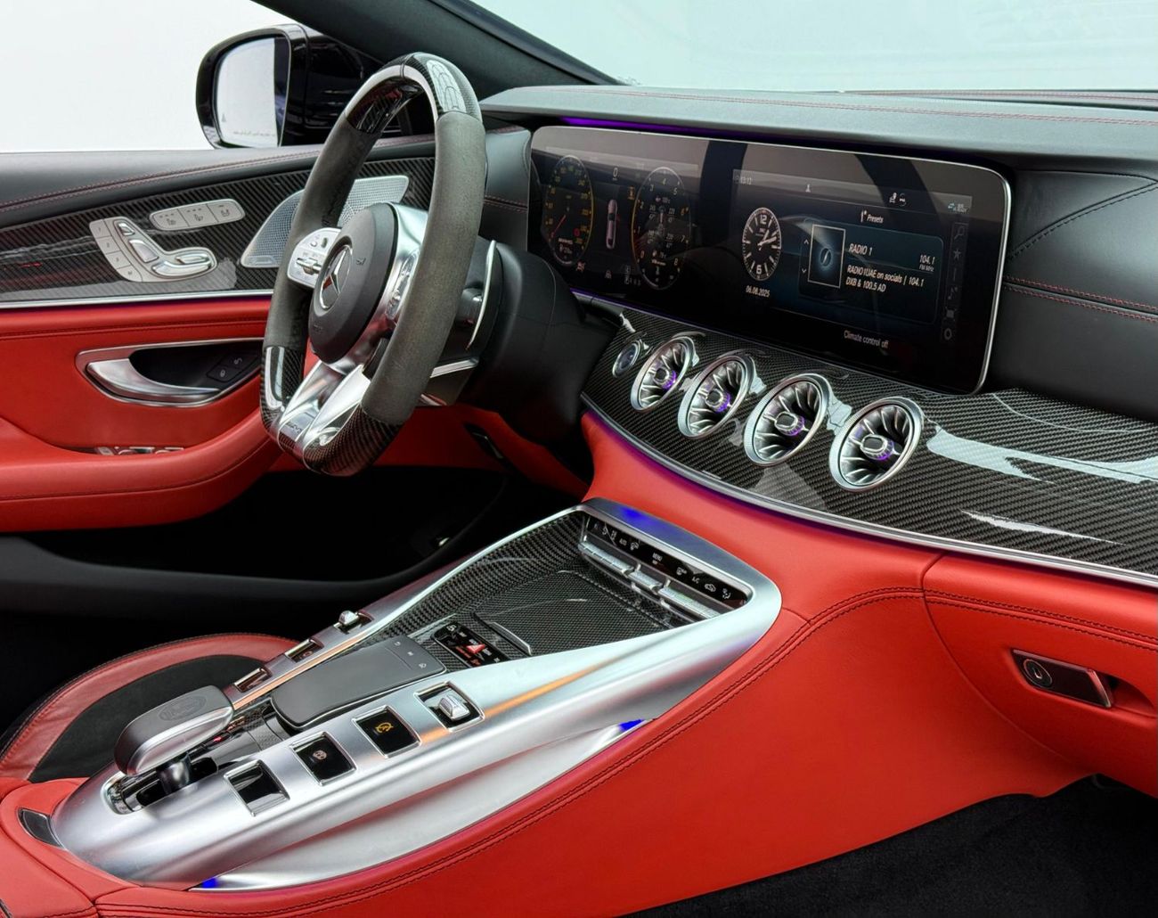 مرسيدس بنز أي أم جي جي تي 63 2019 Mercedes-AMG GT63S 4MATIC+,1 Year Unlimited KM Warranty, Full Agency Service History, GCC