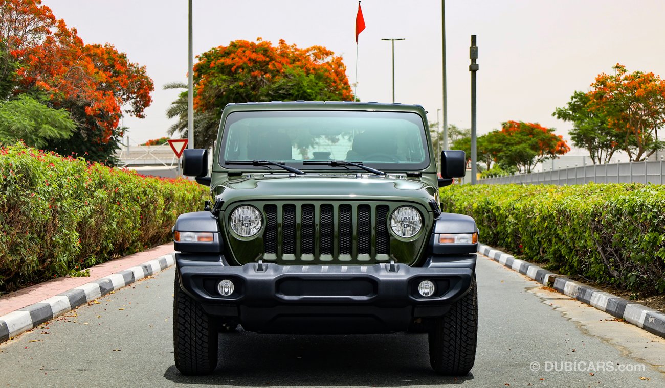 Jeep Wrangler Unlimited Sport Plus + UAE Edition , GCC 2021 , 0Km , (ONLY FOR EXPORT)