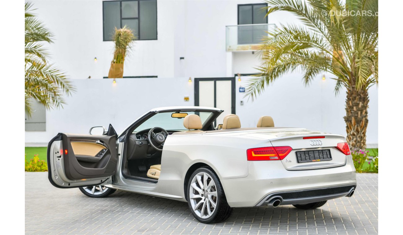 Audi A5 S-Line Cabriolet- Excellent Condition! - AED 1,155 PM - 0% DP