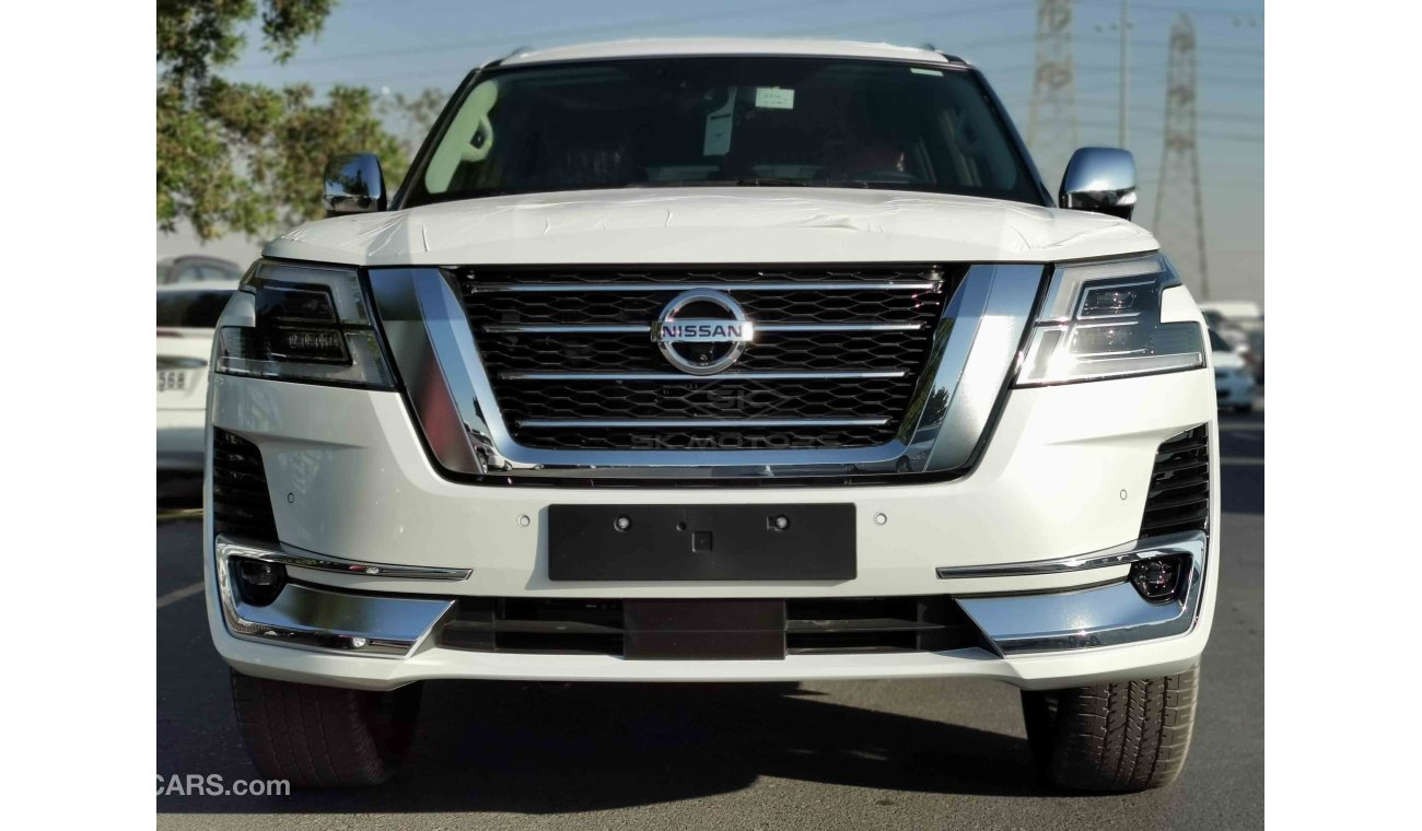 نيسان باترول 5.6L V8 PETROL, 20" RIMS, NAVIGATION, DEFOGGER BUTTON, BSM, AHB, HEATED SEATS (CODE # NPFO02)