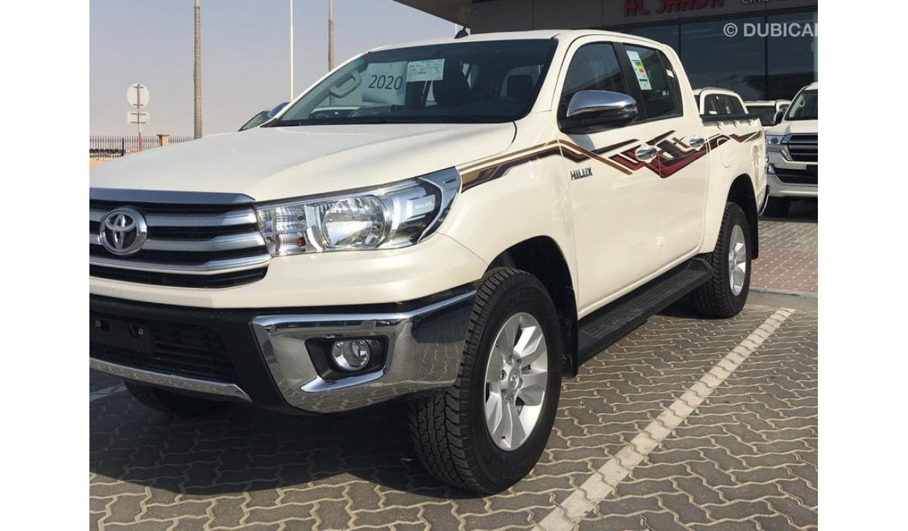 تويوتا هيلوكس Toyota Hilux 2020 2.7 GLX -SR5 4x4 DC AT full option for export - للتصدير