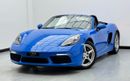 Porsche 718 Boxster Std 2.0L A/T 2024 Porsche 718 Boxster Convertible, June / 2026 Porsche Warranty, Excellent Condition
