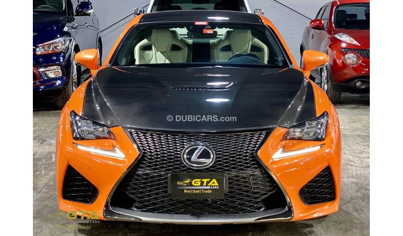 Lexus RC F 2016 Lexus RC F Carbon, April 2021 Agency Warranty, Full Lexus Service History, GCC