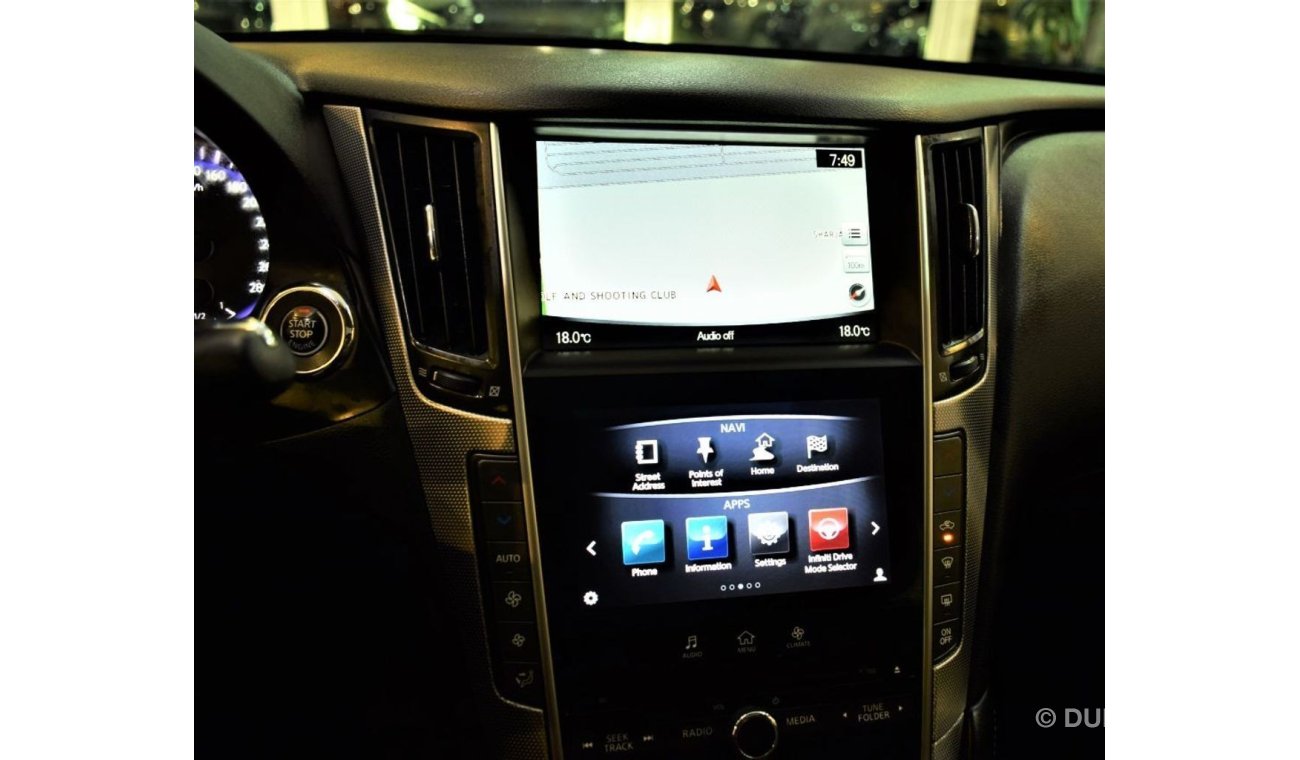 Used AMAZING Infiniti Q50S 3.7 2014 Model!! in Light Blue Color! GCC