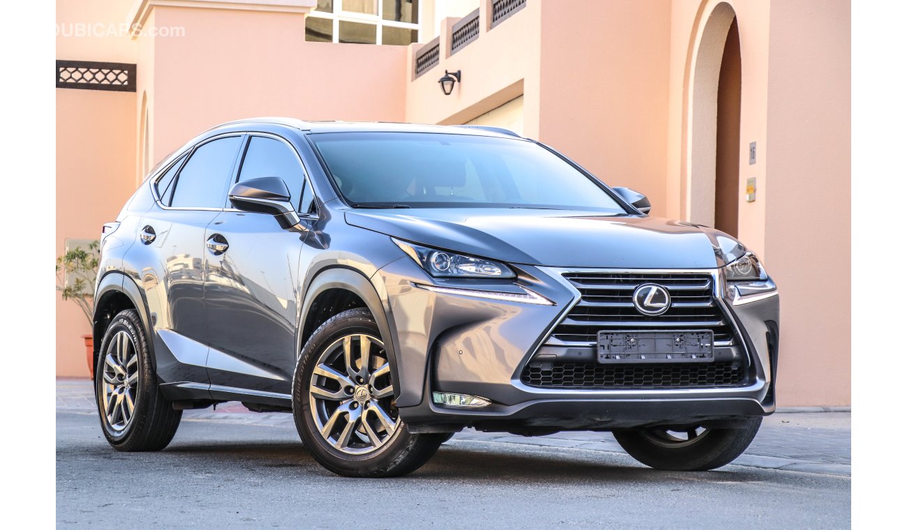 Lexus NX200t T 2015 GCC under Warranty with Zero Downpayment