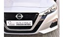 Nissan Altima AED 1566 PM 2.5L S A/W GCC DEALER WARRANTY