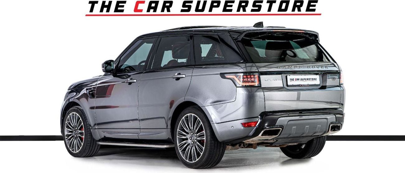 Land Rover Range Rover Sport GCC-22 Inch Rims-Black Contracting Roof-Red Interior