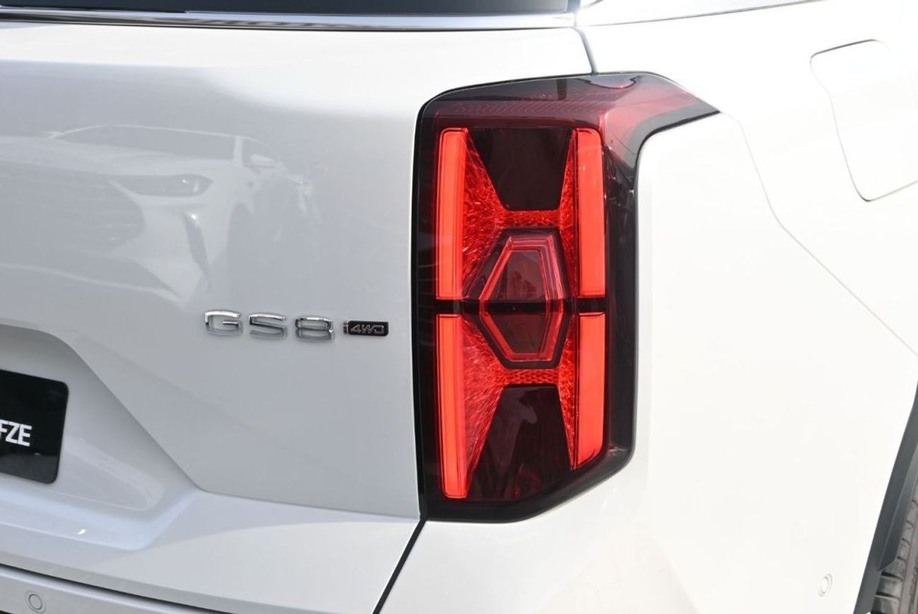 جي إي سي GS 8 GAC GS8 2.0L Turbo, 4WD, 8 Speed AT, 7 Seater, Color White, Model 2024