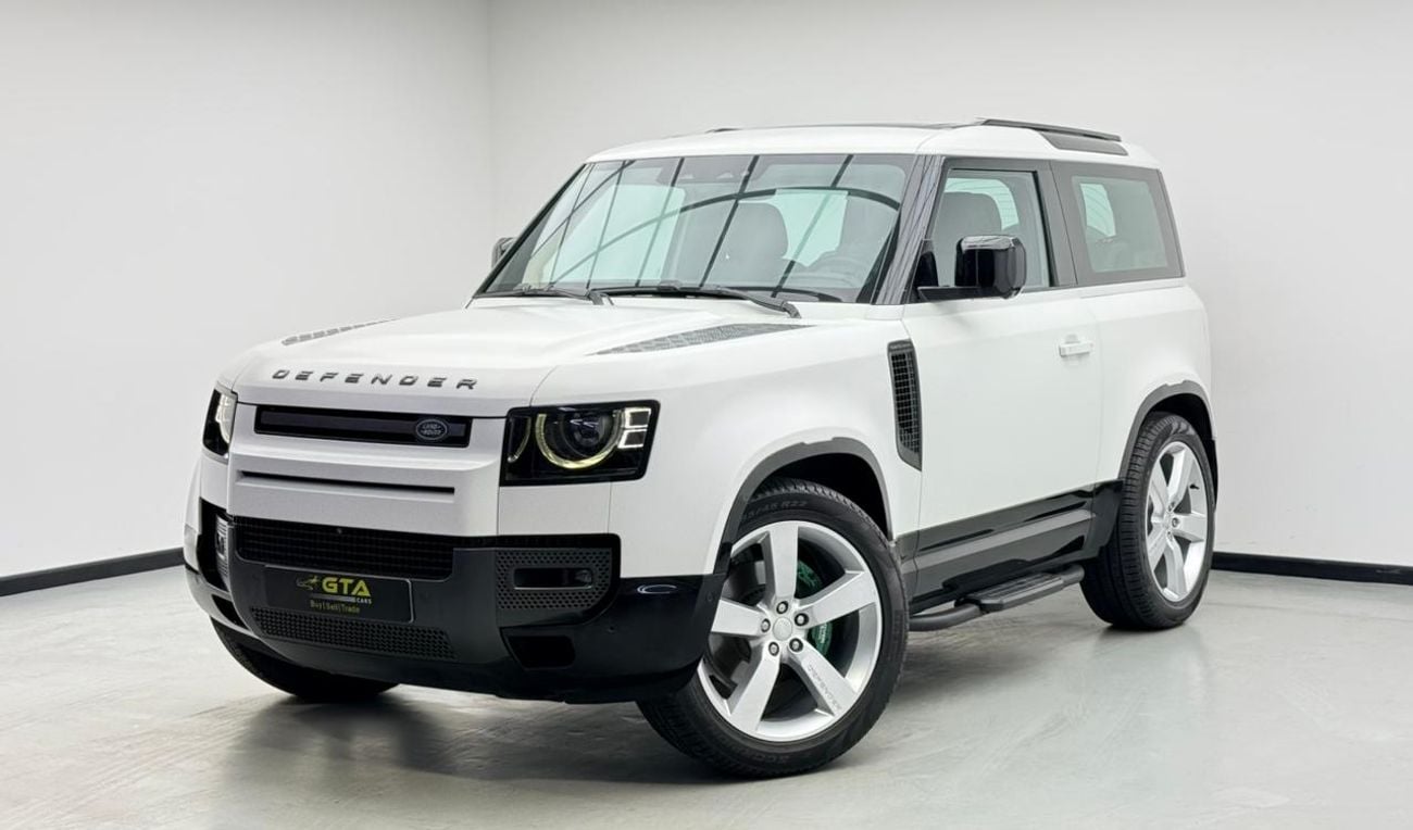 لاند روفر ديفندر 2023 Land Rover Defender 90 SE P400, 2028 LR Warranty, Full LR Service History, Fully Loaded, GCC
