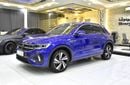 Volkswagen T ROC EXCELLENT DEAL for our Volkswagen T-ROC R-Line ( 2023 Model ) in Blue Color GCC Specs