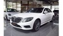 مرسيدس بنز S 400 صبغ وكاله | S 400 AMG | GCC Specs | Excellent Condition | Original Paint | Single Owner | Accident F