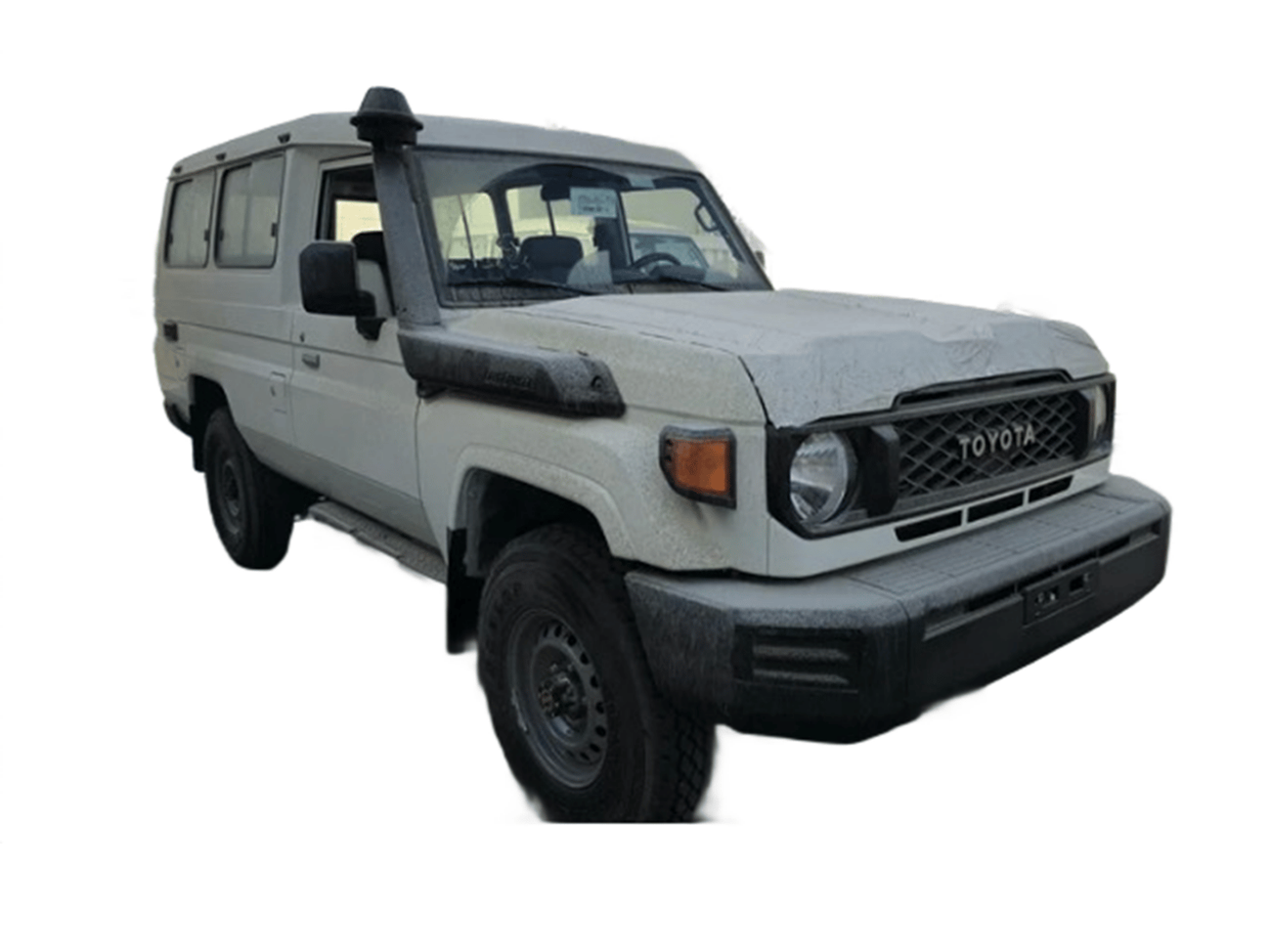 تويوتا لاند كروزر 70 ECTWAL001 - 2025 Toyota LC78 3 Doors Hardtop - 2.8L Diesel Auto – White with Grey  Interior