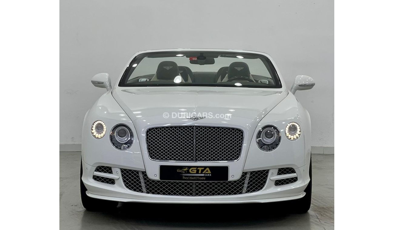 بنتلي كونتيننتال جي تي سي 2015 Bentley Continental GTC Speed V12, Service History, Warranty, GCC