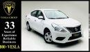 Nissan Sunny SENSORS + CHROME + 1.5L + SV / GCC / 2020 / UNLIMITED KMS WARRANTY + FULL SERVICE HISTORY / 616 DHS