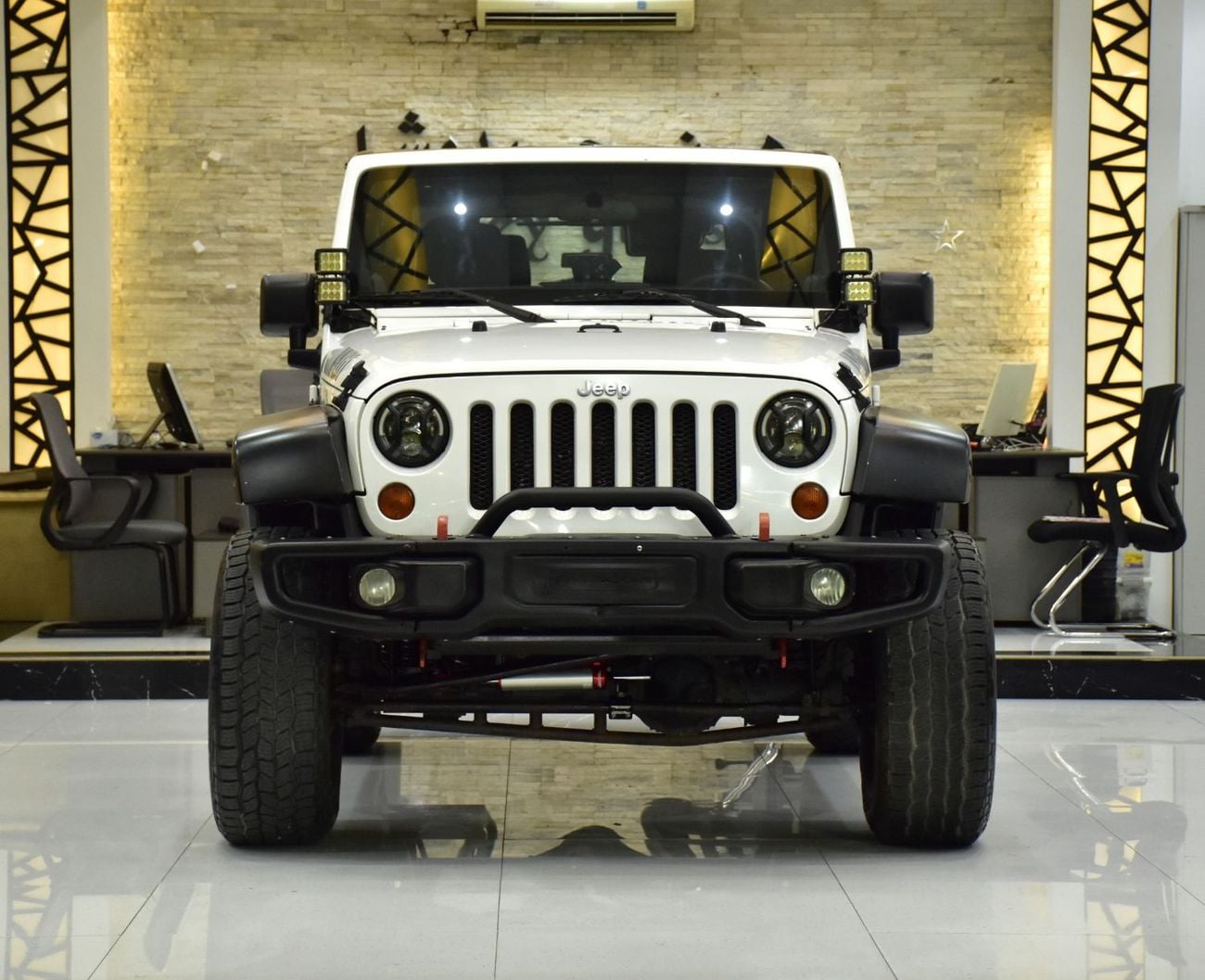 Jeep Wrangler EXCELLENT DEAL for our Jeep Wrangler Sport ( 2012 Model ) in White Color GCC Specs