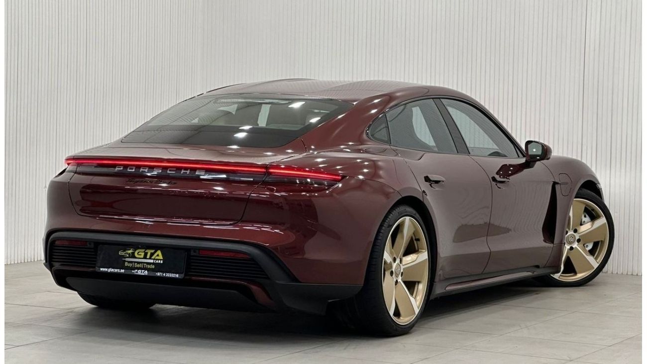 بورش تايكان 2021 Porsche Taycan Turbo, Jan 2027 Porsche Warranty, 2028 Battery Warranty, GCC