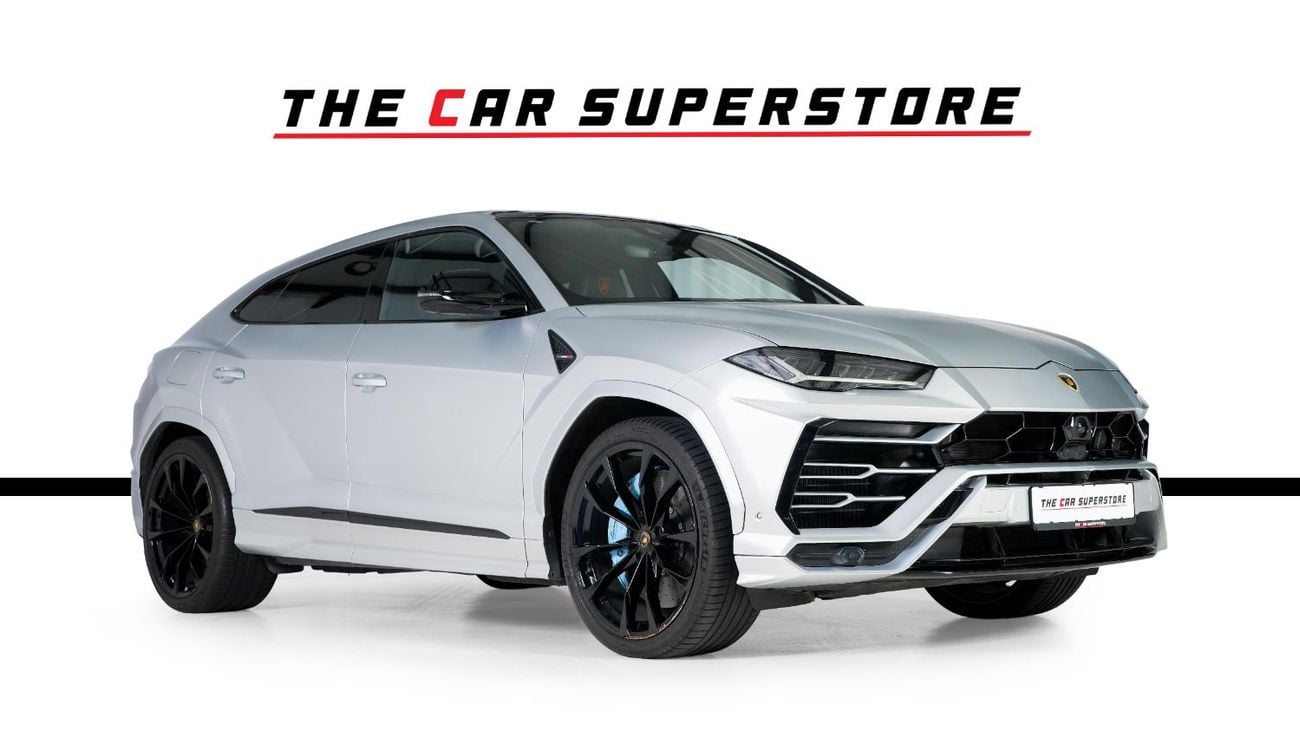 Lamborghini Urus STD Exclusive Leather With Orange Stitching-Black Exterior Pack-23 Inch Black Rims