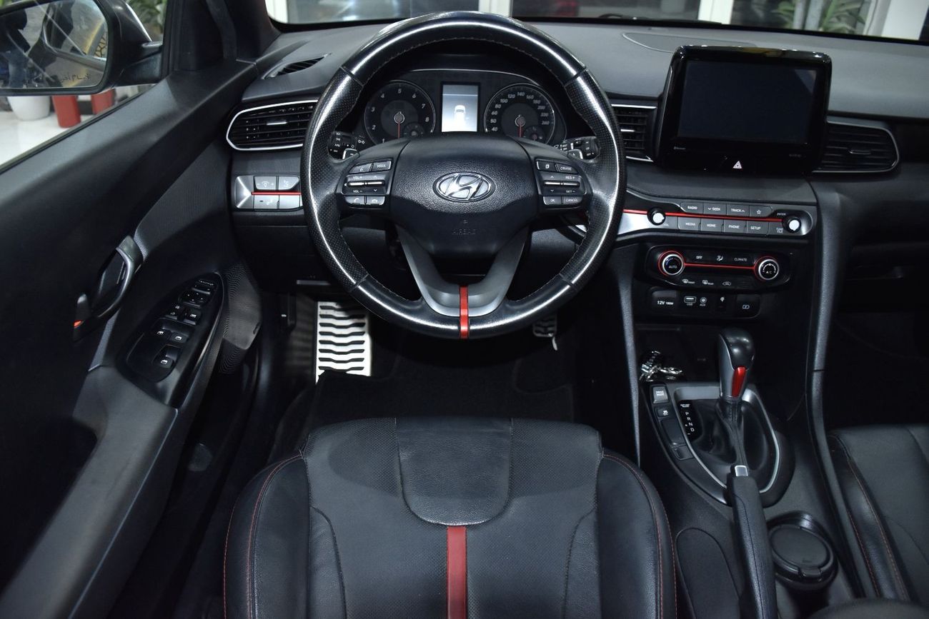 Hyundai Veloster EXCELLENT DEAL for our Hyundai Veloster 1.6L Turbo ( 2019 Model ) in Grey Color GCC Specs