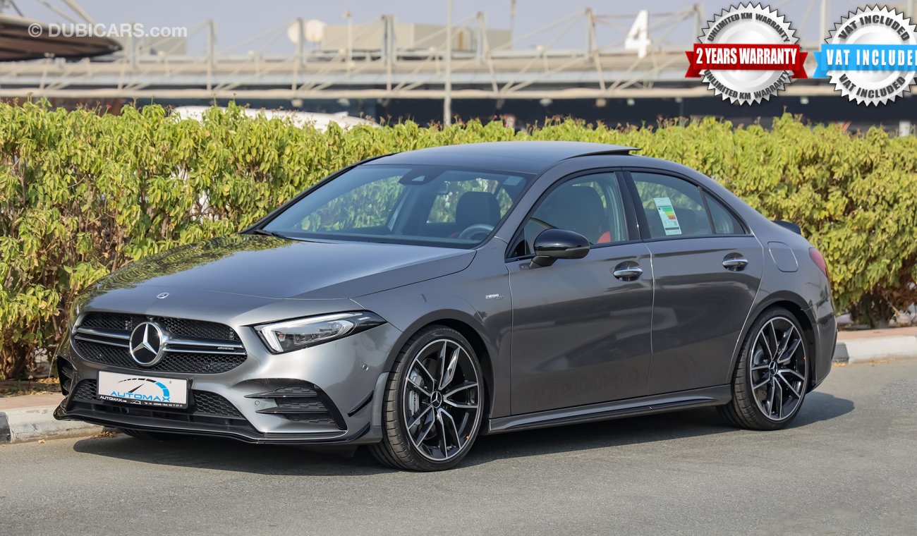 مرسيدس بنز A 35 AMG خليجية 2021 , 0 كم , Aerodynamic & Night Package مع ضمان سنتين مفتوح الكيلو من EMC