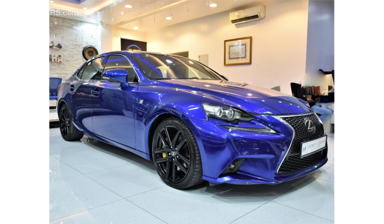 لكزس IS 350 EXCELLENT DEAL for our Lexus IS 350 F-Sport 2016 Model!! in Blue Color! GCC Specs