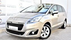 Peugeot 5008 1.6L PREMIUM 2016 GCC RAMADAN OFFER INSURANCE/SERVICE/WARRANTY