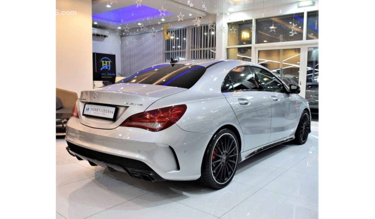 مرسيدس بنز CLA 45 AMG EXCELLENT DEAL for our Mercedes Benz CLA45 AMG TURBO ( 2015 Model! ) in Silver Color! GCC Specs