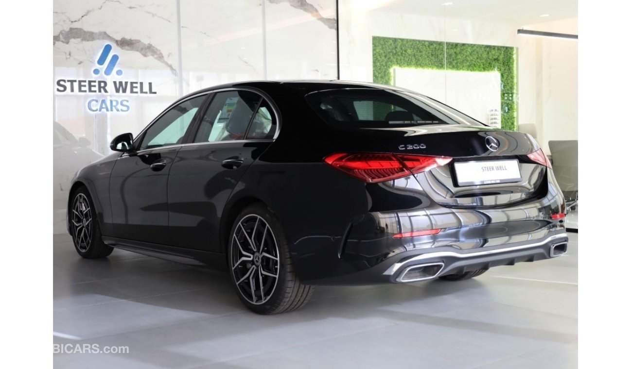 مرسيدس بنز C 200 بريميوم PLUS HIGH | VAT INC. | UNDER DEALER WARRANTY | GCC SPECS