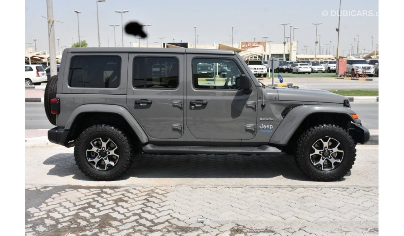 جيب رانجلر 4X-E Unlimited Sahara ( ELECTRIC HYBRID & FUEL ) / Clean Car / With Warranty