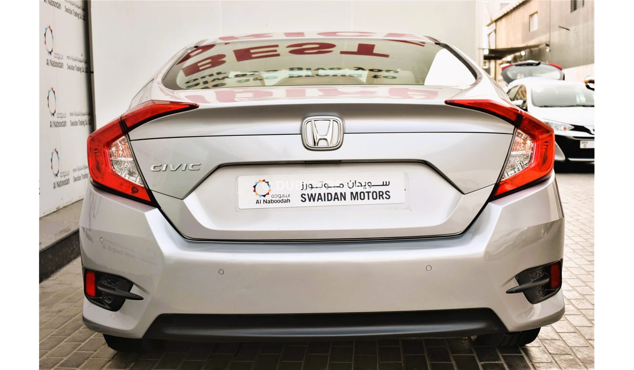 Honda Civic AED 1089 PM 1.6L DX GCC DEALER WARRANTY