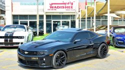 شيفروليه كامارو Camaro ZL1 Supercharged V8 6.2L 2015/GCC/FullOption/ Alcantara Lether Interior/ Very Good Condition