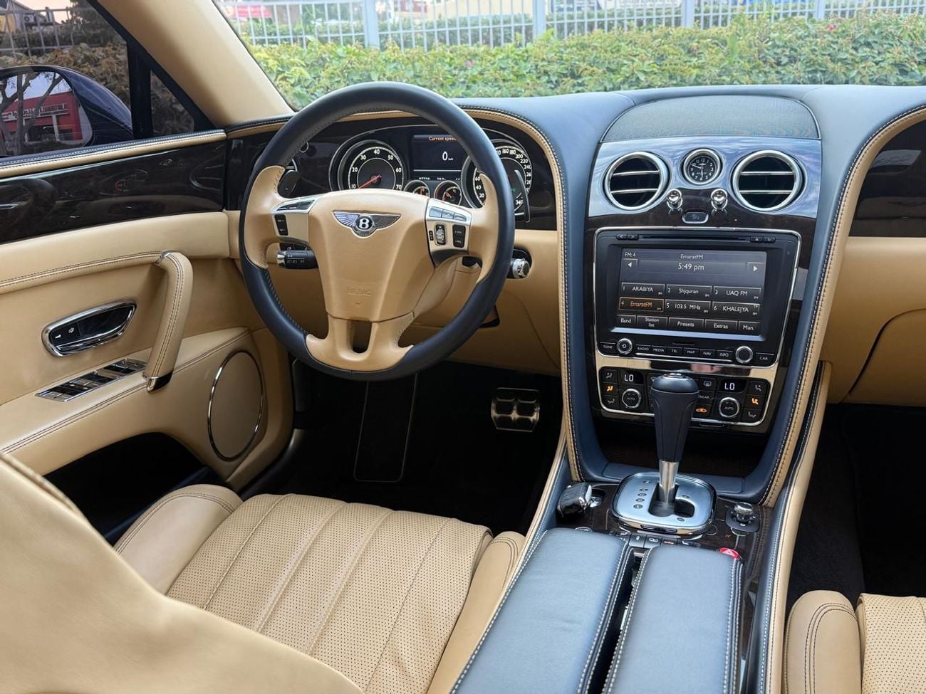 بنتلي فلاينج سبور Bentley Flying Spur W12 Speed 2014 - GCC Specs - Impeccable Condition Original Paint Service History