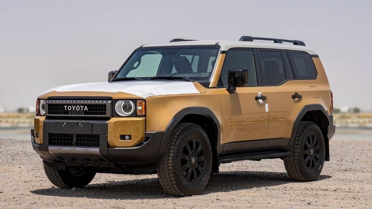 تويوتا برادو ADVENTURE 1ST EDITION 250 2.8D AT FIRST EDITION MY2025 – SAND & GREY ROOF