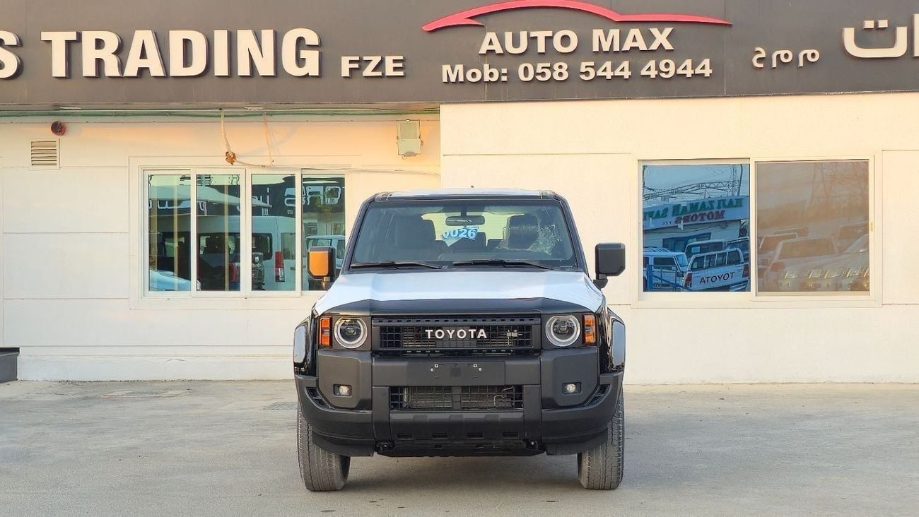تويوتا برادو TOYOTA PRADO PETROL 2.4T   URBAN - E BASIC - 2025 MODEL - BLACK INSIDE BLACK