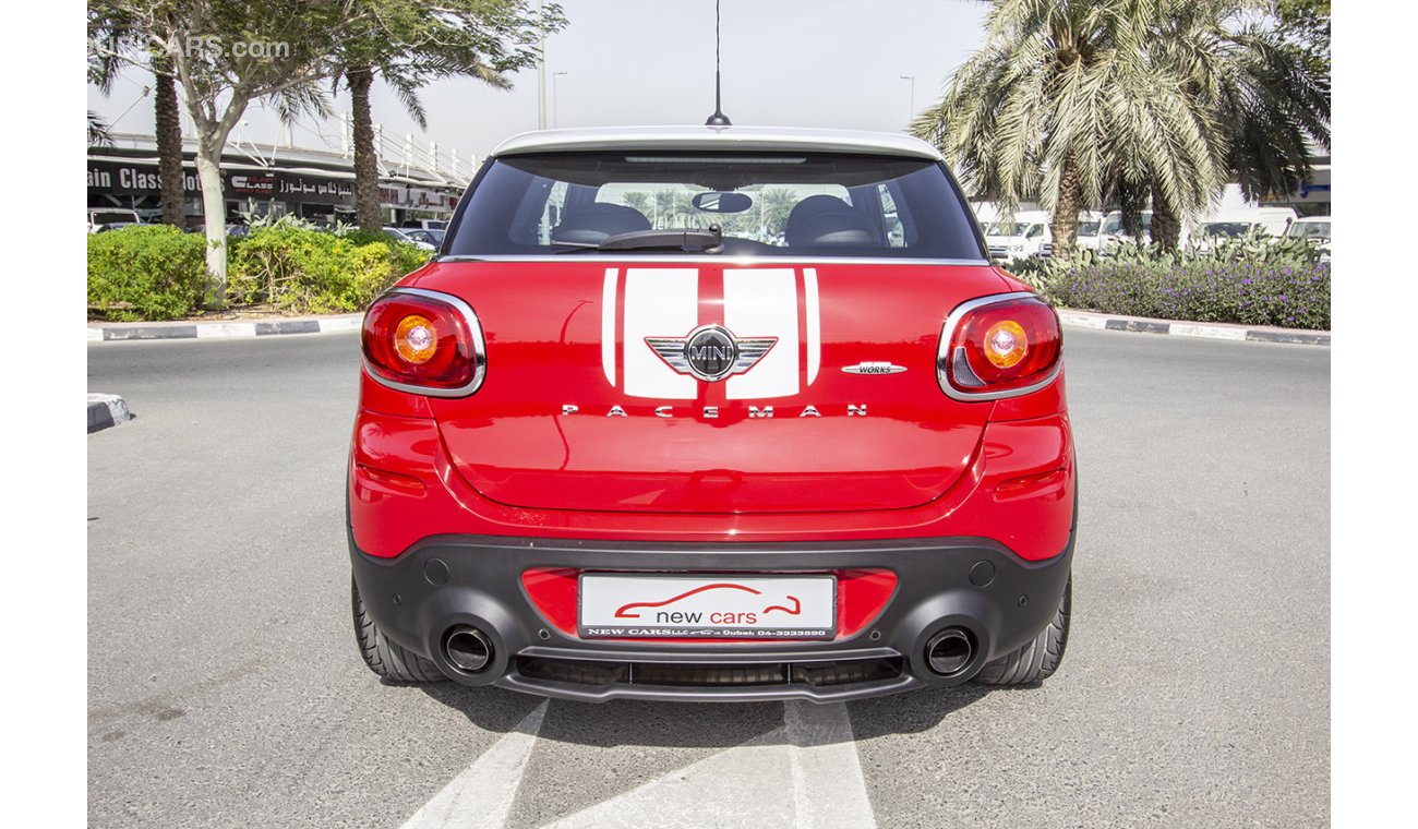 Mini John Cooper Works Paceman ALL 4 2015 - GCC - ZERO DOWN PAYMENT - 1365 AED/MONTHLY - 1 YEAR WARRANTY