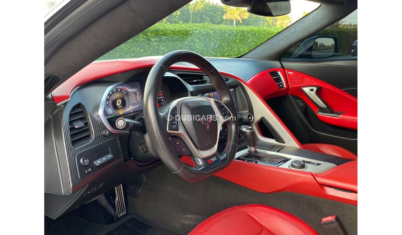 Chevrolet Corvette Z51 Competition SEats Chevrolet corvette C7 Z51 GCC 2016 full option original paint perfect conditio