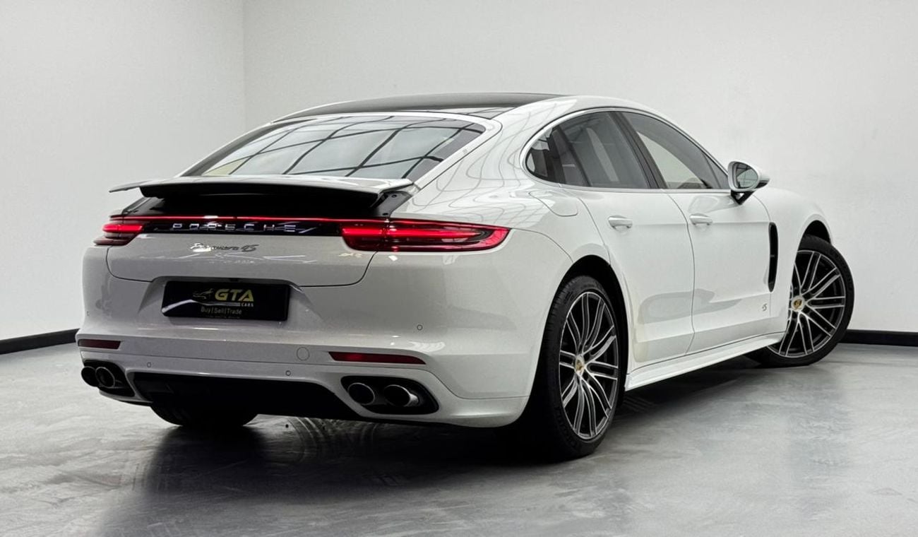 بورش باناميرا 4S 2.9L 2018 Porsche Panamera 4S, Full Porsche Service History, Sport Chrono Package, GCC2018 Porsch