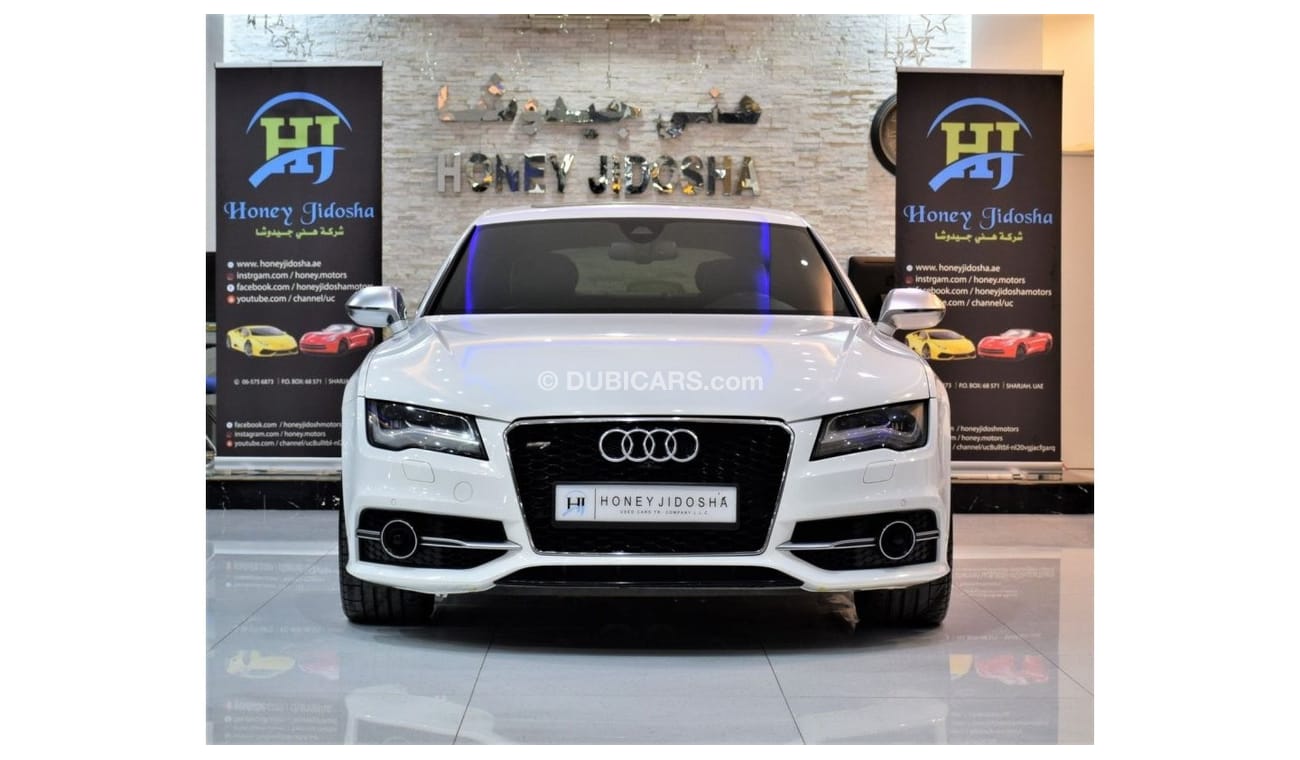 Audi S7 EXCELLENT DEAL for our Audi S7 QUATTRO ( 2014 Model! ) in White Color! GCC Specs