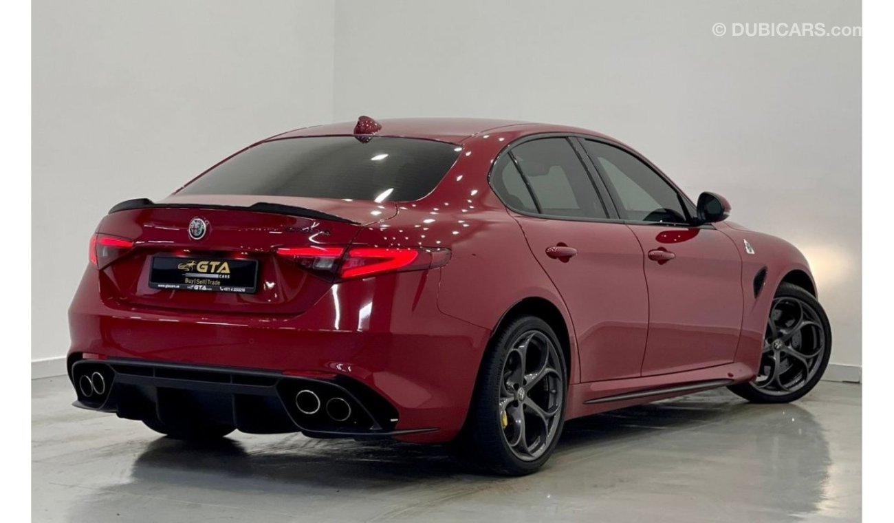 ألفا روميو جوليا 2018 Alfa Romeo Giulia Quadrifoglio, April 2023 Alfa Romeo Warranty + Service Contract, FSH, GCC