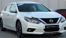 Nissan Altima Nissan Altima 2018 Gulf Full Option 6 cylinder No. 1 without paint, without accidents, very clean fr